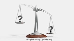 google ranking optimierung